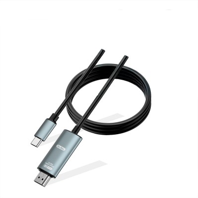 Go Des GD-HM832 8K Görüntü Kalitesi Type-C to HDMI Kablo 1.8M Siyah