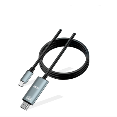 Go Des GD-HM832 8K Görüntü Kalitesi Type-C to HDMI Kablo 1.8M Siyah