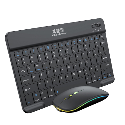 Go Des GD-KB323 Ergonomik 2in1 Bluetooth Bağlantılı Kablosuz Klavye ve Mouse Seti Siyah