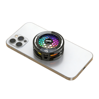 Go Des GD-PC010 Yapay Zeka Destekli Magnetik Telefon Soğutucu Fan Siyah