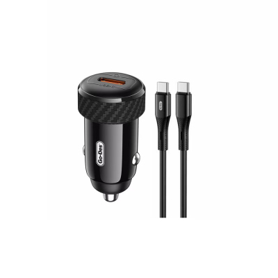 Go-Des GD-QC2036 PD 33W Fast Charging Car Charger Black