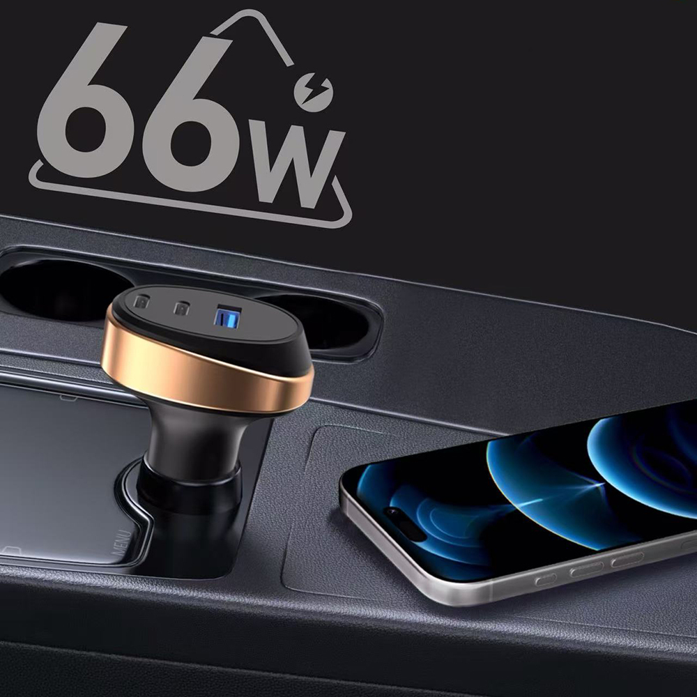 Go-Des GD-QC2207 PD 66W Hızlı Şarj Özellikli Araç Şarj Başlığı - 4