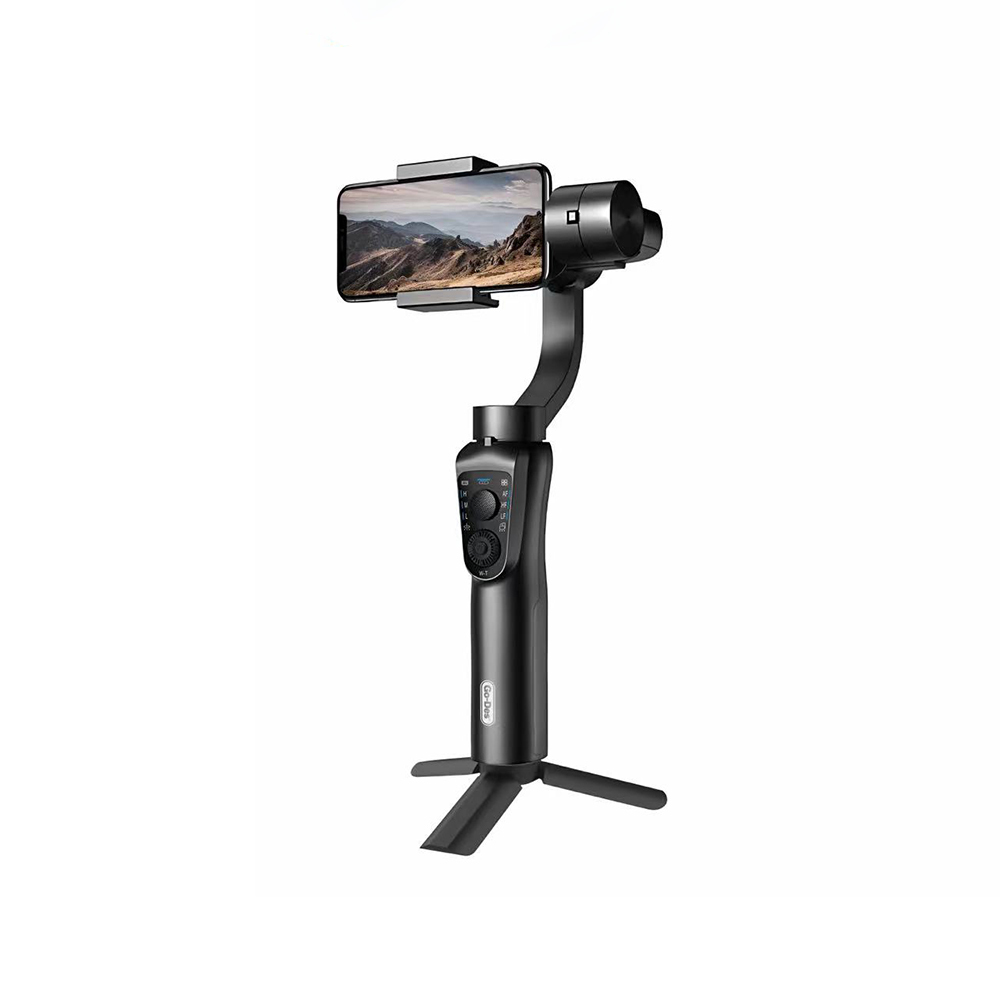 Go Des GD-S5 3-Axis Handheld Gimbal Stabilizer with Face Recognition Tracking and LED Lighting - 2