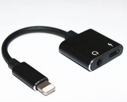 Go Des GD-UC026 2 in 1 Lightning Adapter Black
