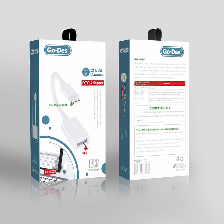 Go Des GD-UC029 Lightning To Usb Camera Adapter - 2