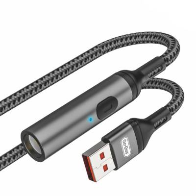 Go Des GD-UC320 USB Bağlantılı Çakmak Gri