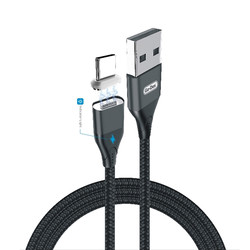 Go Des GD-UC504 Attraction Magnetic Fast Data Type-C Usb Cable Black