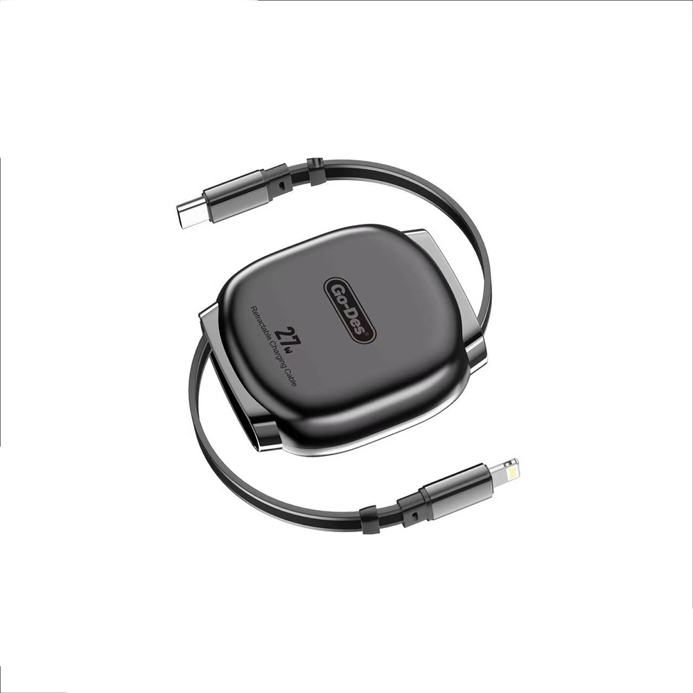 Go-Des GD-UC682 Type-C to Type-C Reel Data and Charging Cable 100W - 1