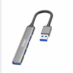 Go Des GD-UC701 4 in 1 Çoklu USB İstasyonu Gri