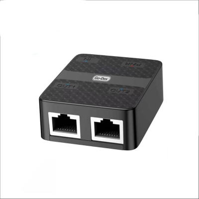 Go-Des GD-WPS012 2in1 Ethernet Splitter 1000Mbps Black