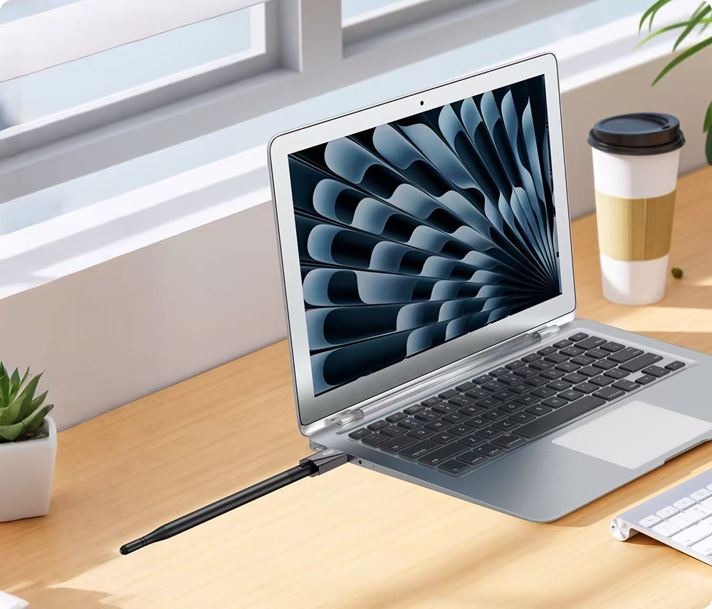 Go-Des GD-WPS013 Wi-Fi USB Adaptörü 900Mbps - 3