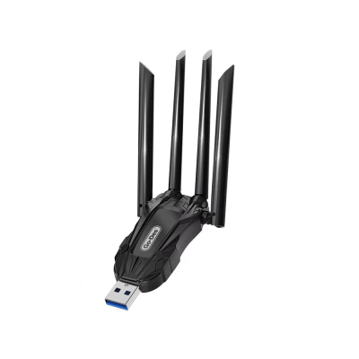 Go-Des GD-WPS015 Wi-Fi USB Adapter 900Mbps Black