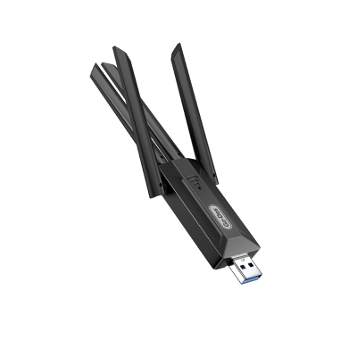 Go-Des GD-WPS017 Wi-Fi USB Adaptörü 1200Mbps Siyah