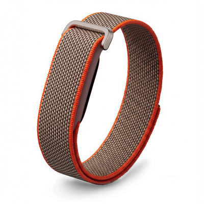 Google Fitbit Air Zore KRD-03 Hasır Kordon Turuncu-Kahverengi