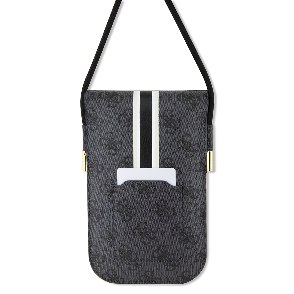 Guess Original Licensed 4G Patterned Triangle Logo Hanging Magnet Cover Bag - 4