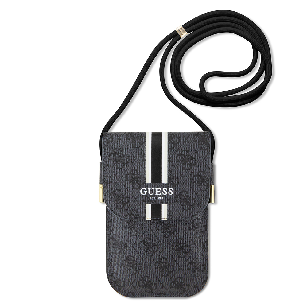 Guess Original Licensed 4G Patterned Triangle Logo Hanging Magnet Cover Bag - 9