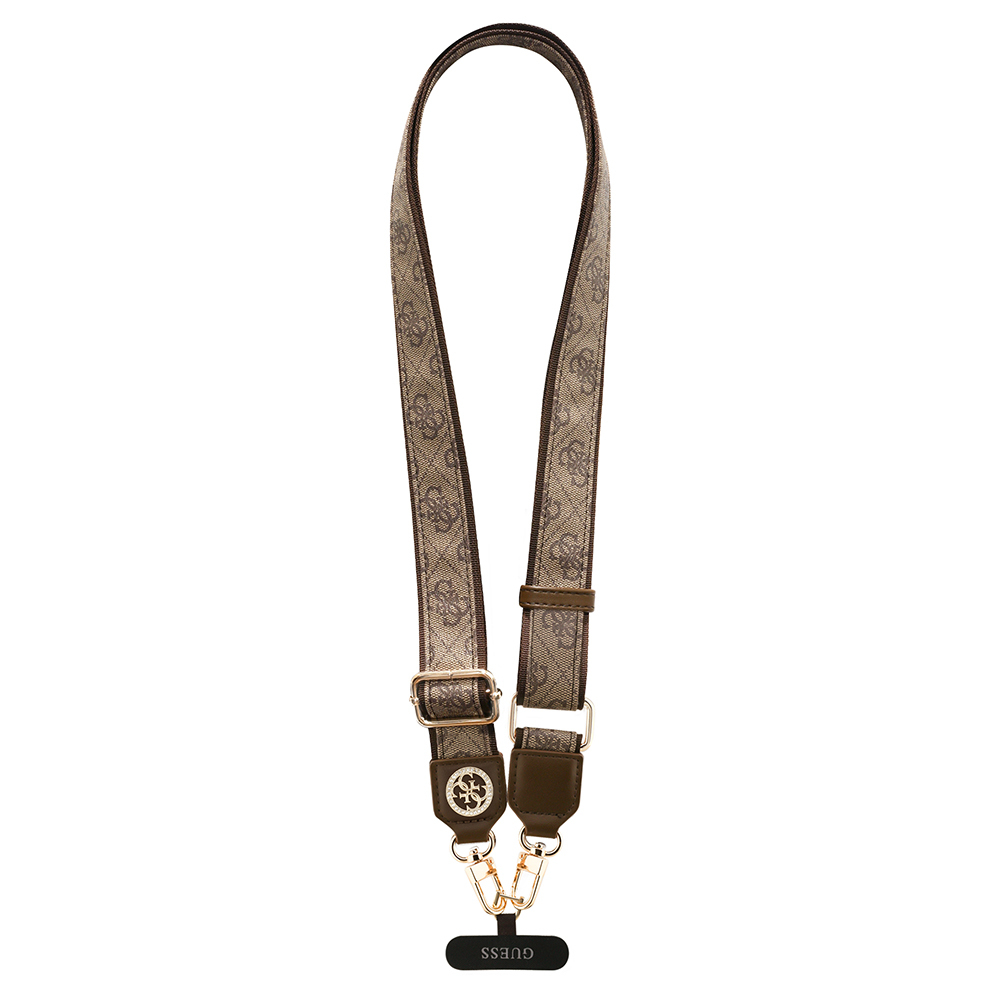 Guess Original Licensed Stoned 4G Metal Logo Crossbody Phone Strap 150cm - 1