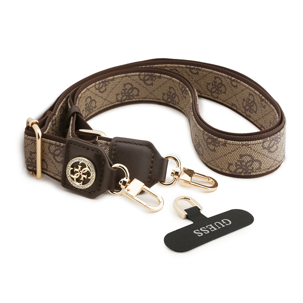 Guess Original Licensed Stoned 4G Metal Logo Crossbody Phone Strap 150cm - 5