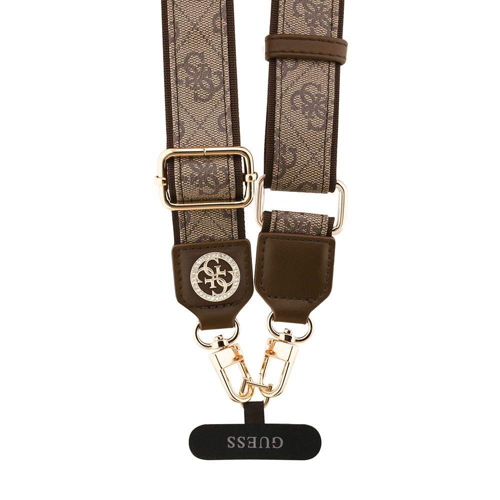 Guess Original Licensed Stoned 4G Metal Logo Crossbody Phone Strap 150cm - 6