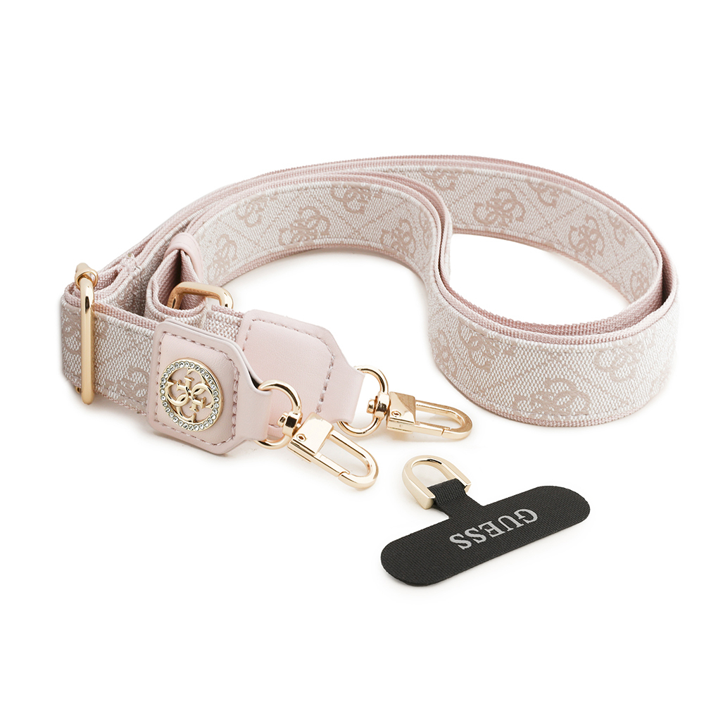 Guess Original Licensed Stoned 4G Metal Logo Crossbody Phone Strap 150cm - 11
