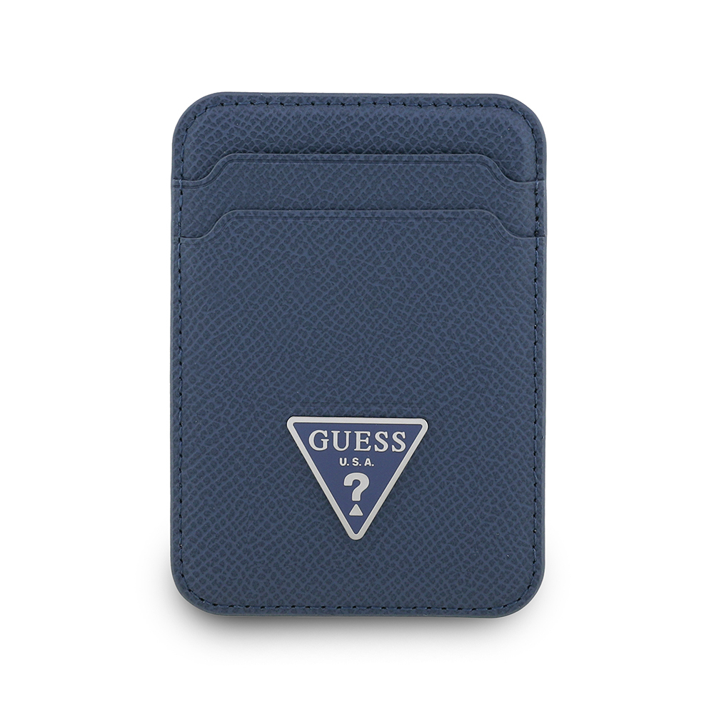 Guess Orjinal Lisanslı 2 Hazneli Üçgen Logolu Deri Magnetik Kartlık - 15