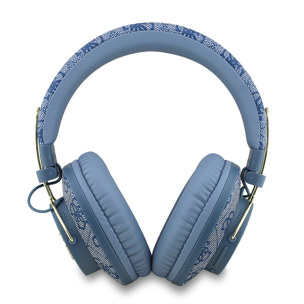 Guess Orjinal Lisanslı PU 4G Desenli Büyük Metal Logolu Kulak Üstü Bluetooth Kulaklık - 13