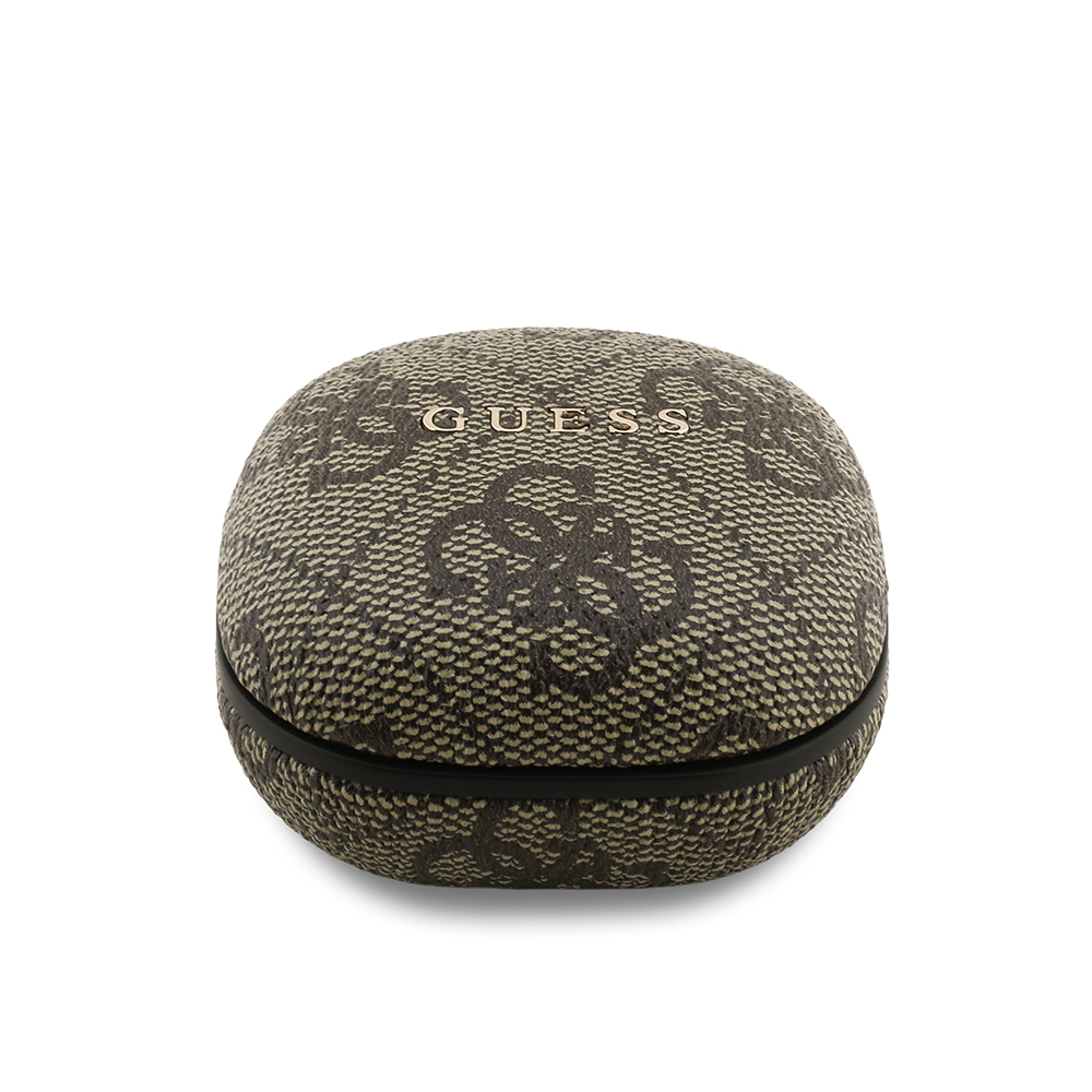 Guess Orjinal Lisanslı PU 4G Desenli Klasik Metal Yazı Logolu TWS Kulak İçi Bluetooth Kulaklık - 21