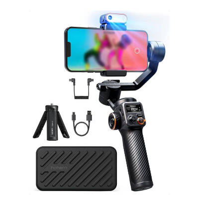 Hohem iSteady M6 3-Axis Handheld AI Artificial Intelligence Vision Sensor Gimbal Stabilizer Black