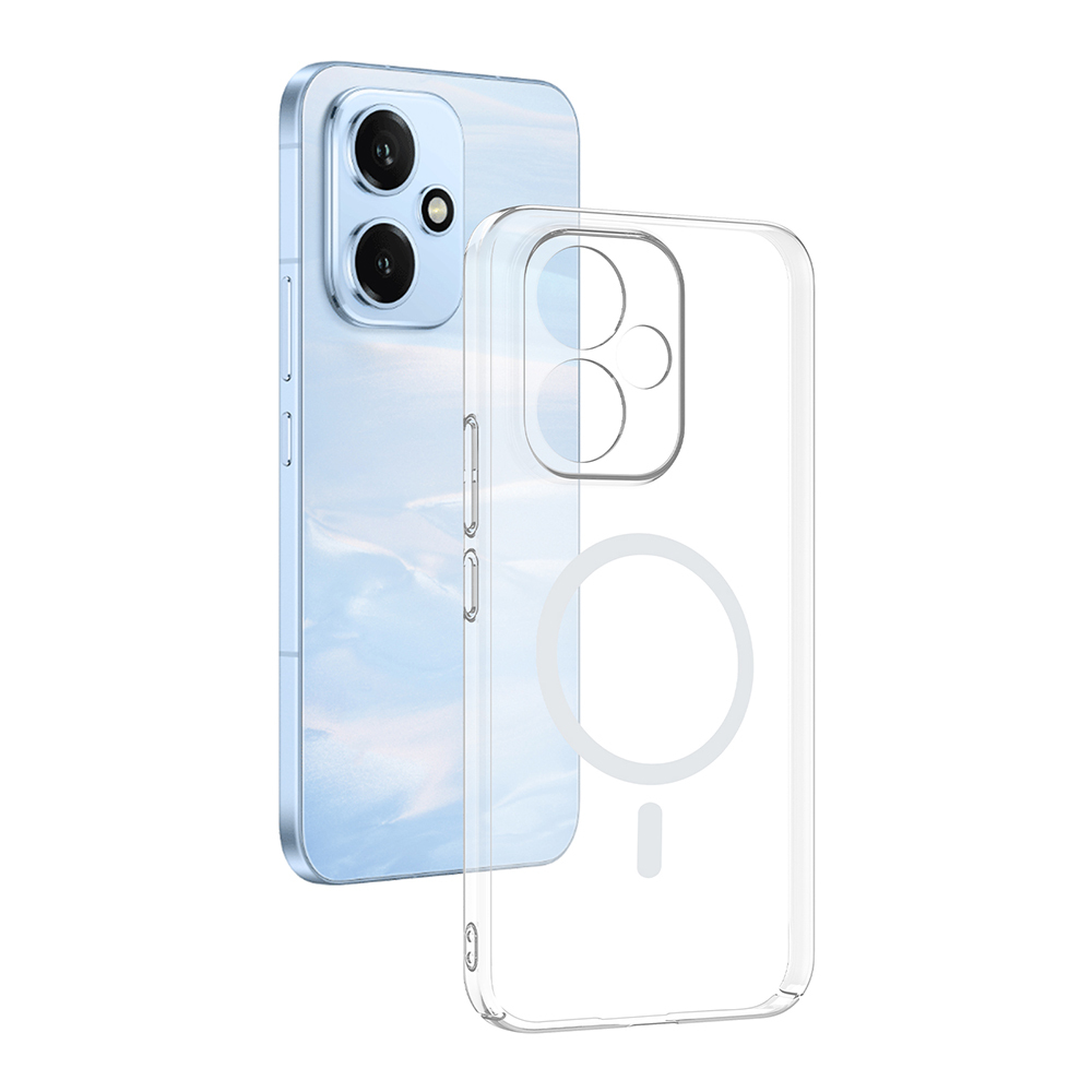 Honor 400 Camera Protected M-Safe Charging Feature Transparent Zore London Hard PC Case - 2