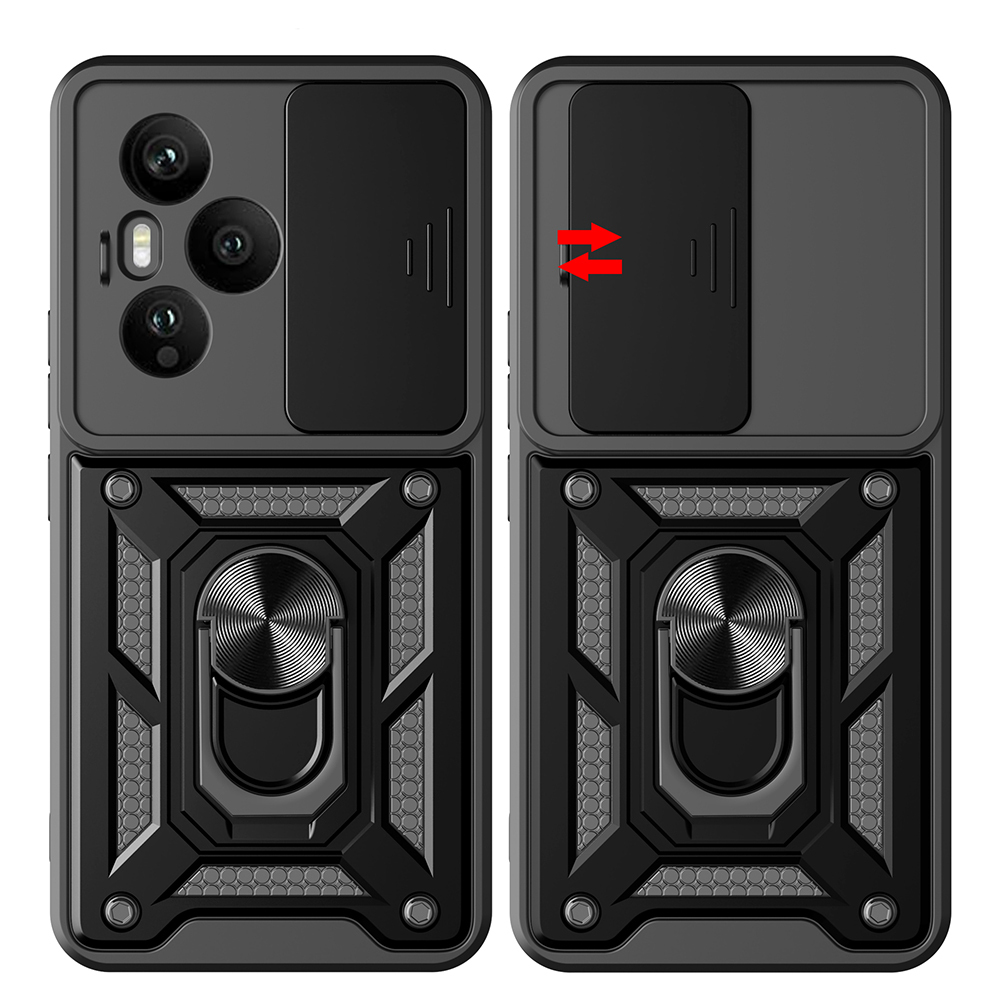 Honor 400 Pro Case Magnetic Stand Camera Protection Zore Sliding Vega Cover - 11