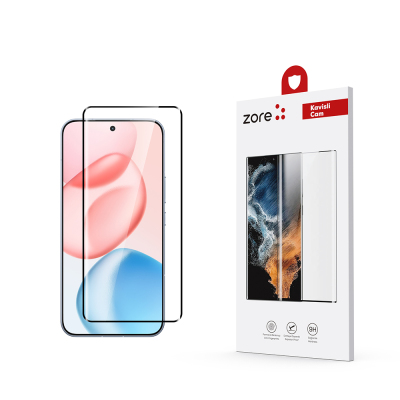 Honor 400 Zore Full Yapışkanlı Cam Ekran Koruyucu Şeffaf