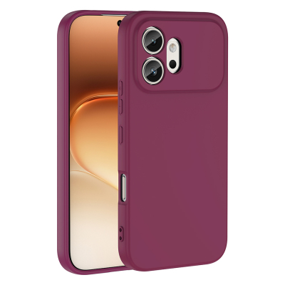 Honor 600 5G Case Zore Mara Lansman Cover Koyu Mor