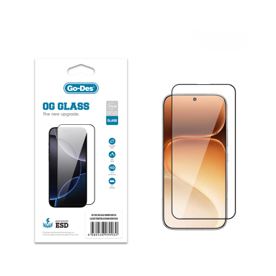 Honor 600 5G Go Des OG Glass Antistatik Temperli Cam Ekran Koruyucu Şeffaf