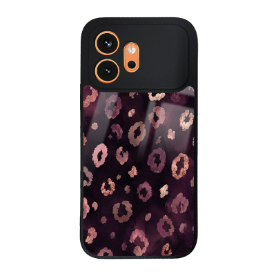 Honor 600 5G Kılıf Kamera Korumalı Desenli Zore Lusi Kapak Pembe Leopar