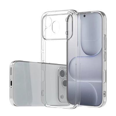 Honor 600 Pro 5G Case Zore Super Silicone Cover Şeffaf