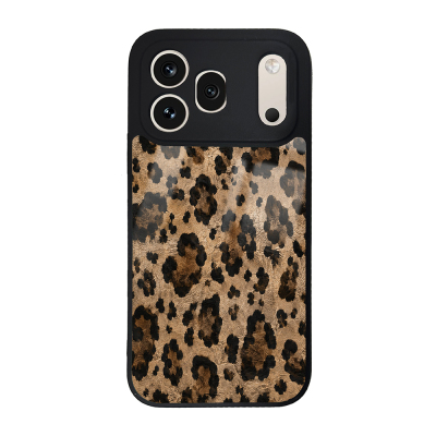 Honor 600 Pro 5G Kılıf Kamera Korumalı Desenli Zore Lusi Kapak Kahve Leopar