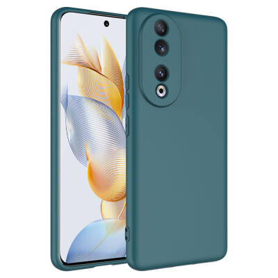 Honor 90 Case Zore Mara Launch Cover Dark Green