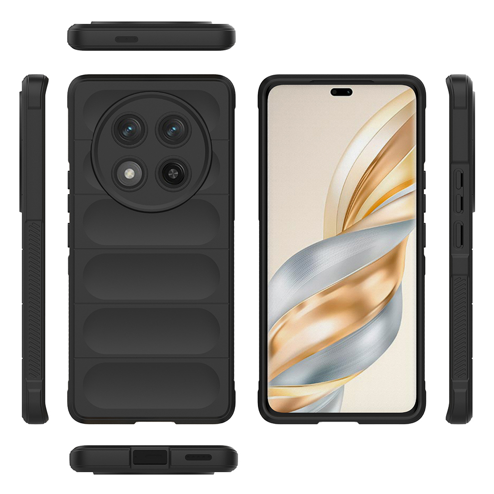 Honor Magic 7 Lite Kılıf Esnek TPU Oyuklu Arka Yüzey Tasarımlı Zore Etnik Silikon Kapak - 6