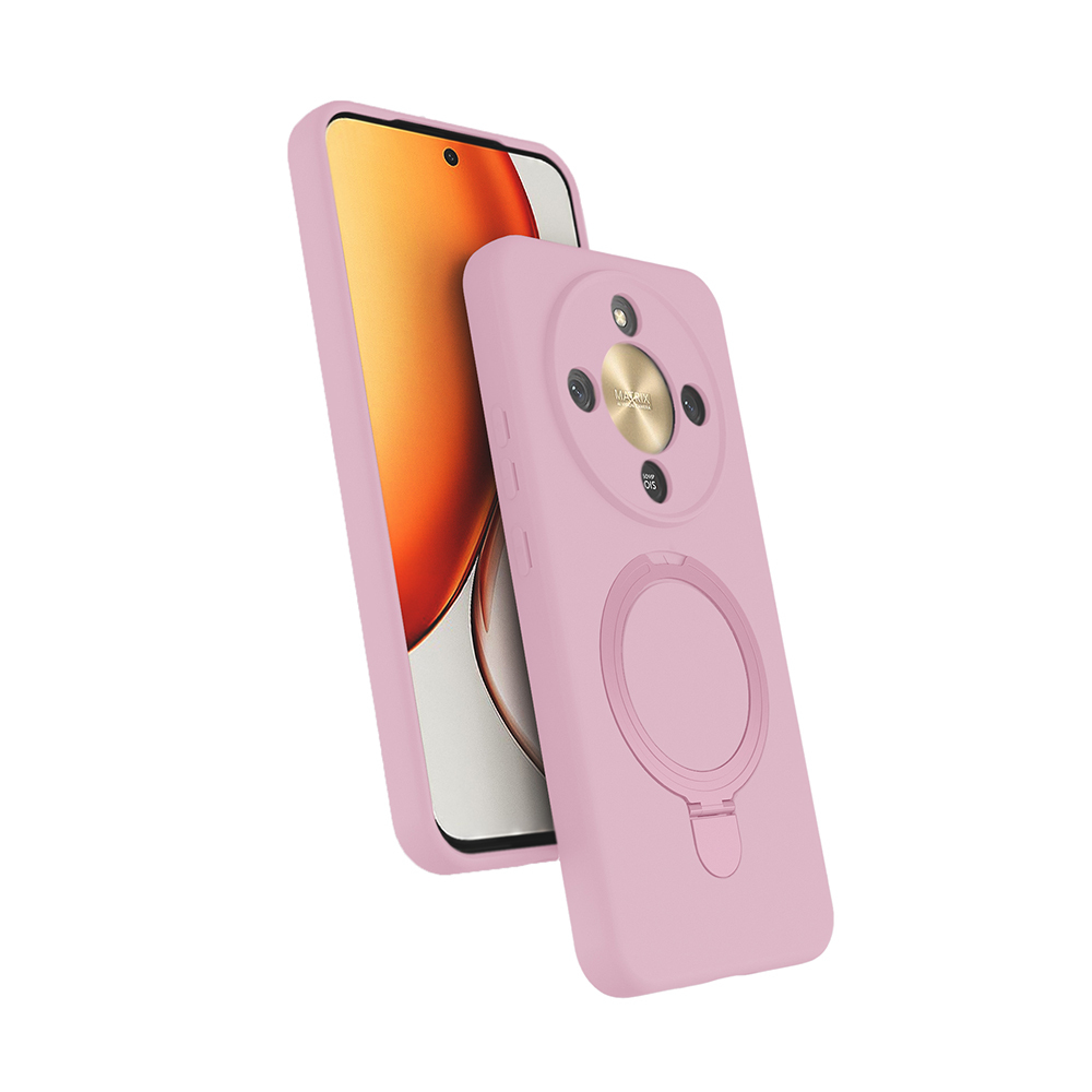 Honor Magic 8 Lite 5G Case M-safe Charging Stand Zore Samara Cover - 4