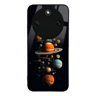 Honor Magic 8 Lite 5G Kılıf Kamera Korumalı Desenli Zore Lusi Kapak Gezegen