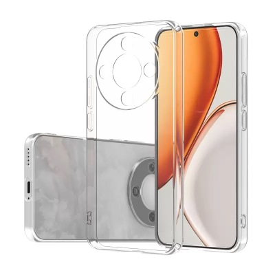 Honor Magic 8 Lite 5G Kılıf Zore Süper Silikon Kapak Şeffaf