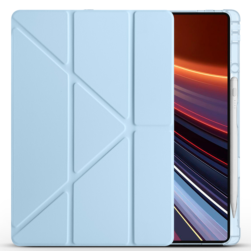 Honor MagicPad 2 Case Zore Tri Folding Pen Compartment Stand Case - 8