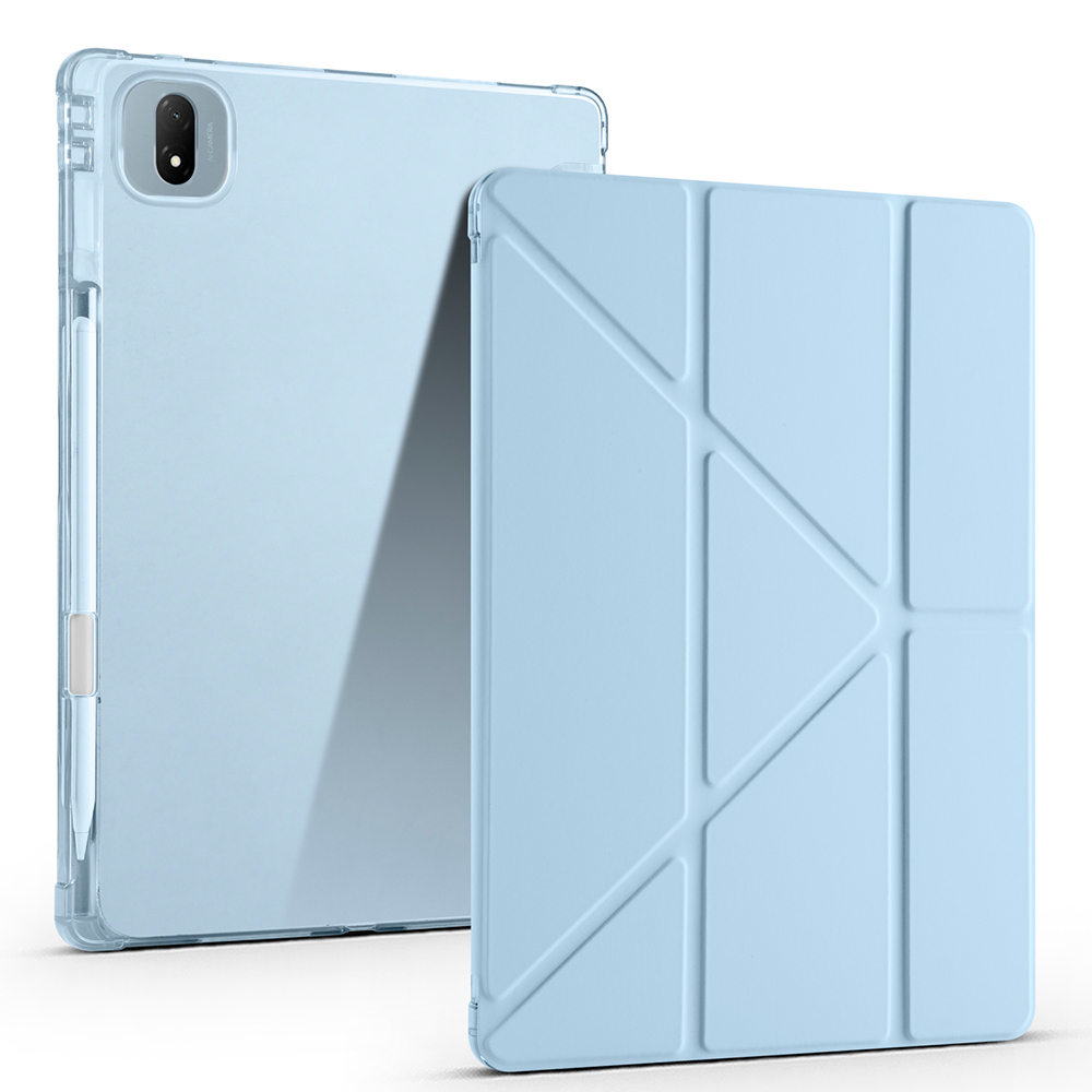 Honor MagicPad 2 Kılıf Zore Tri Folding Kalem Bölmeli Standlı Kılıf - 3