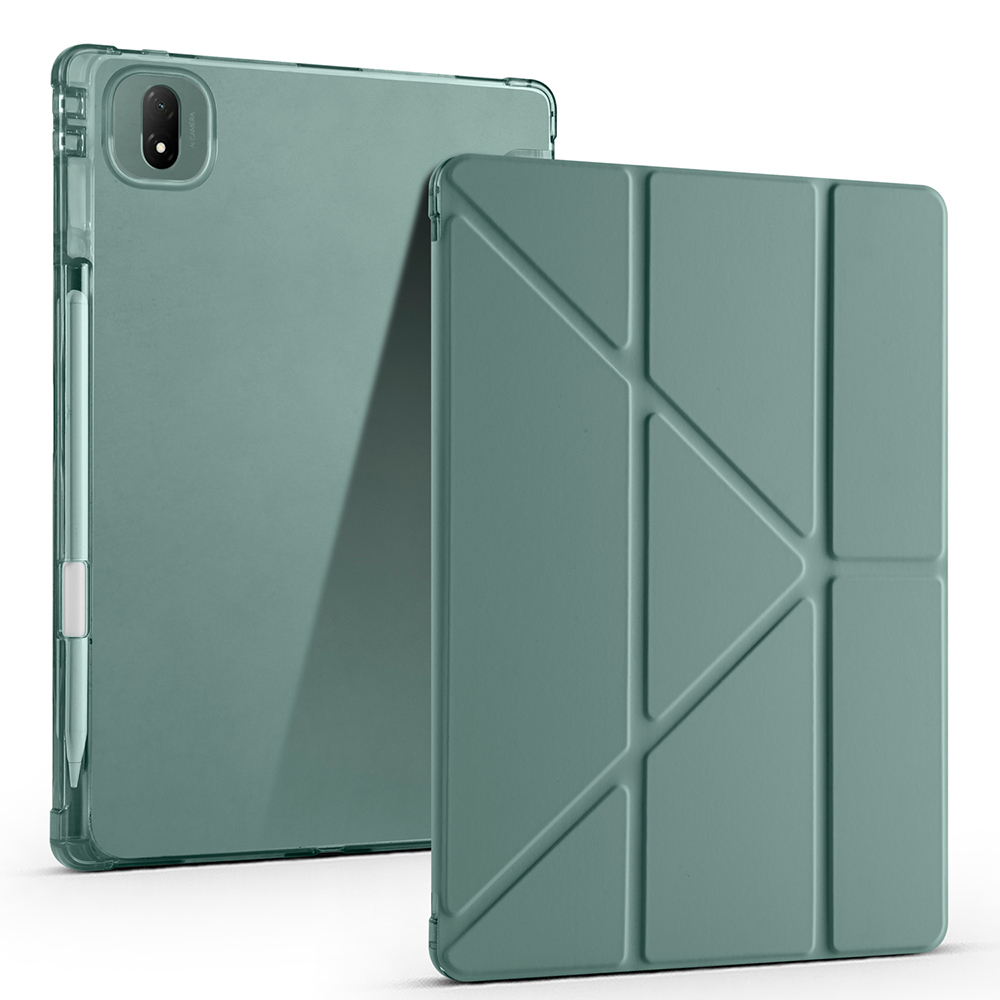 Honor MagicPad 2 Kılıf Zore Tri Folding Kalem Bölmeli Standlı Kılıf - 5