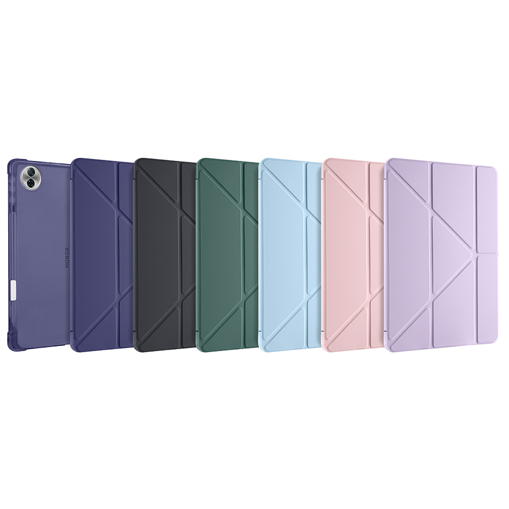 Honor Pad 10 12.1 Kılıf Zore Tri Folding Kalem Bölmeli Standlı Kılıf - 38