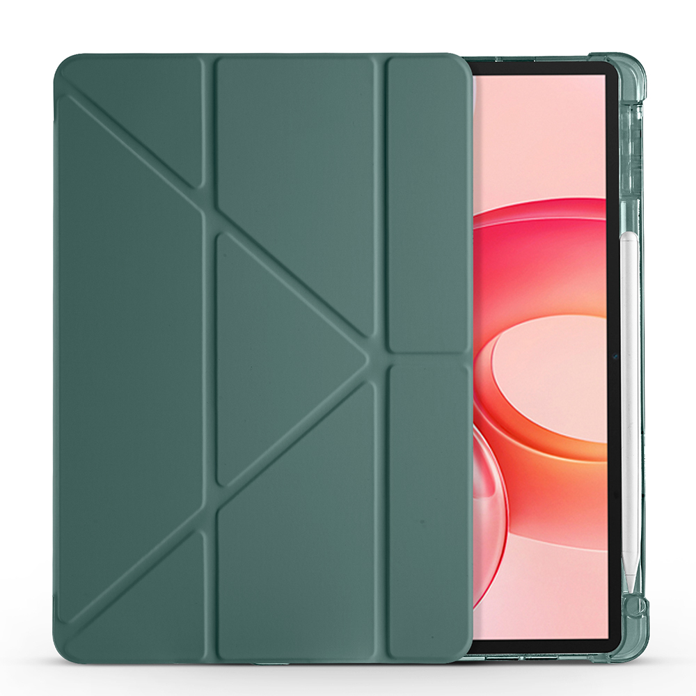 Honor Pad 10 12.1 Kılıf Zore Tri Folding Kalem Bölmeli Standlı Kılıf - 11