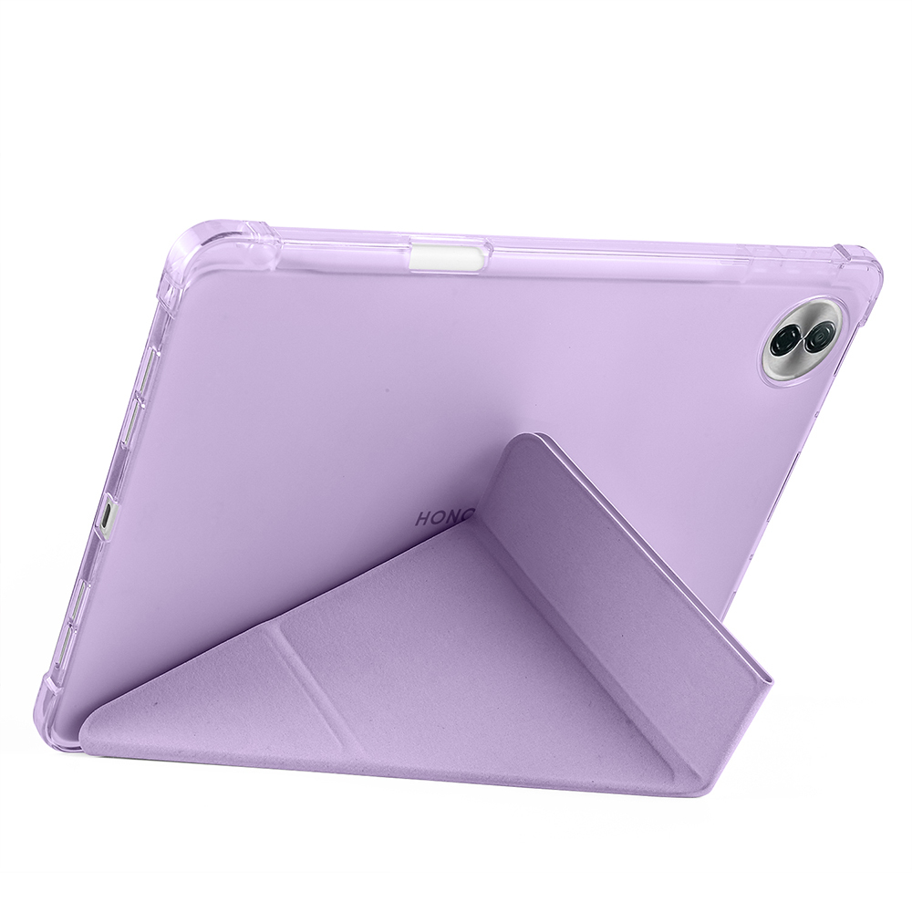 Honor Pad 10 12.1 Kılıf Zore Tri Folding Kalem Bölmeli Standlı Kılıf - 31