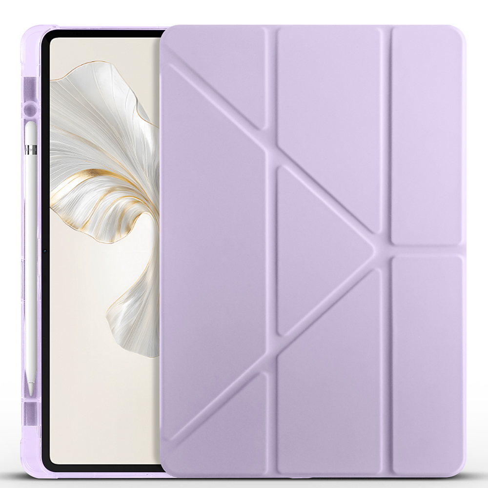 Honor Pad 9 Case Zore Tri Folding Pen Compartment Stand Case - 7