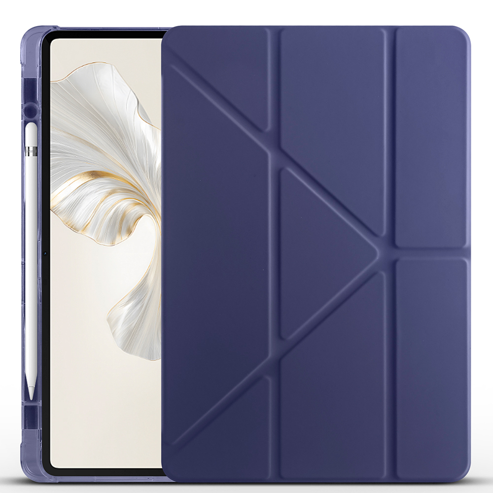 Honor Pad 9 Kılıf Zore Tri Folding Kalem Bölmeli Standlı Kılıf - 15