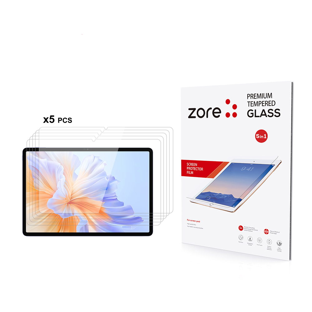 Honor Pad V9 Zore 5in1 Tablet Temperli Cam Ekran Koruyucu - 2